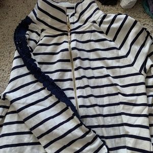 Lilly Pulitzer Skipper Navy and White Striped Dress